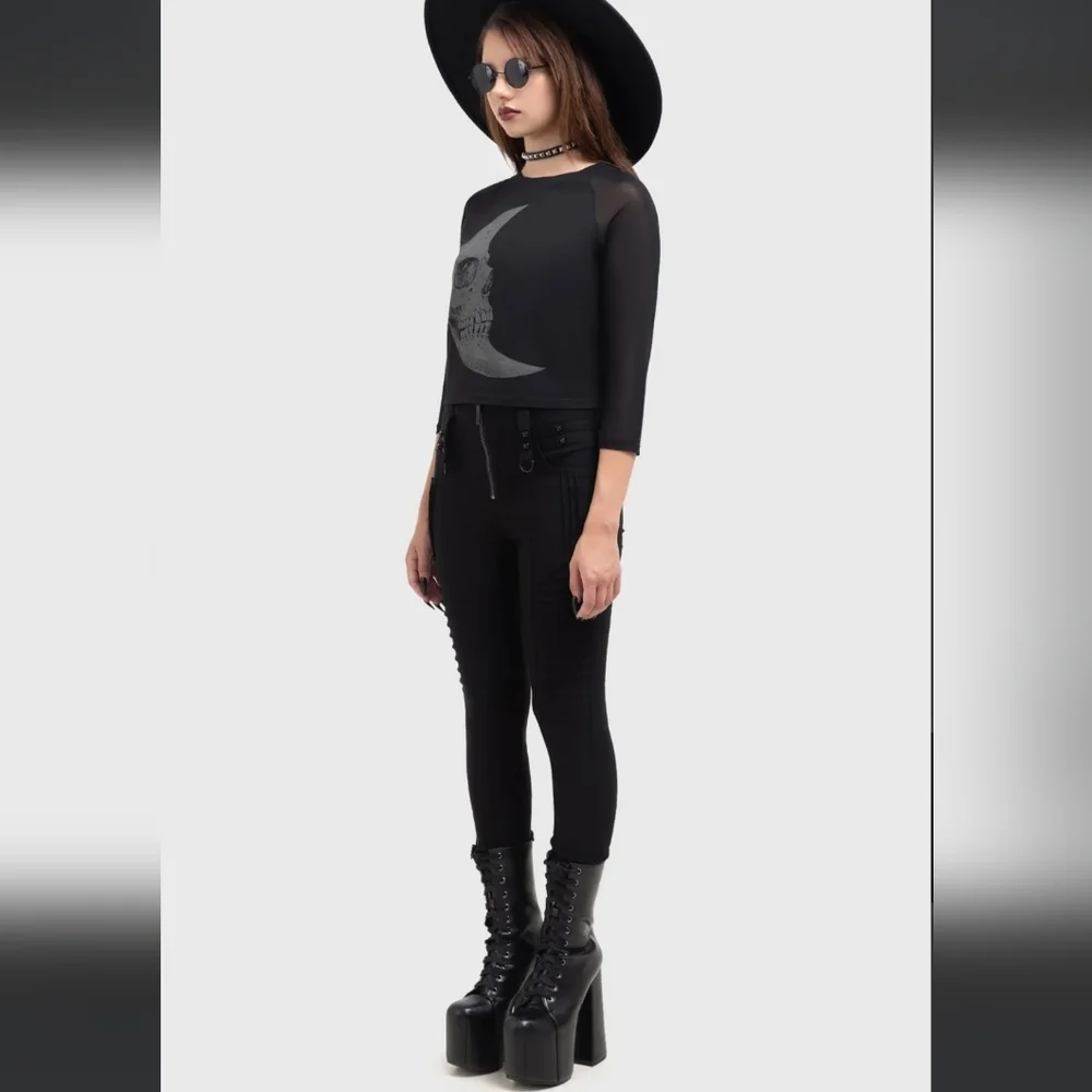 NWT Killstar Black Gothic Pants PLEASE READ DESCRIPTION - Picture 2 of 9